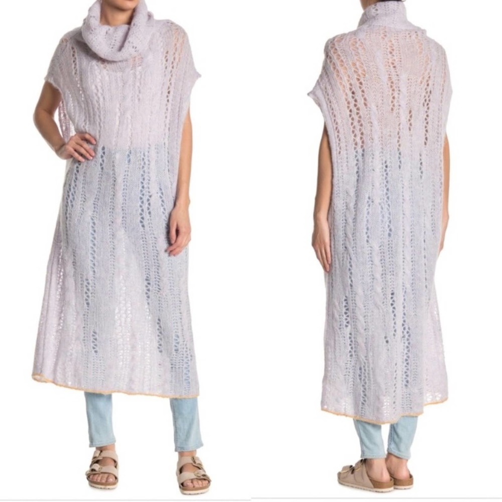 Free People Pirouette Knit Cowl Neck Tunic